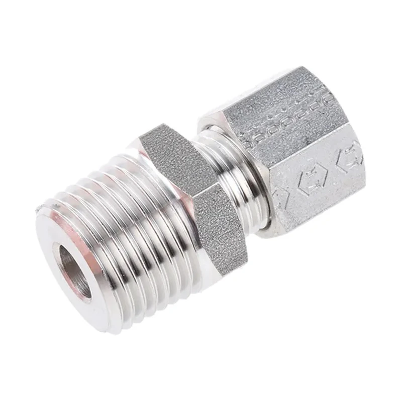 Legris Stainless Steel Pipe Fitting Straight Hexagon Coupler Male BSP 1/2 in 1805 10 21