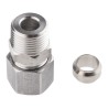 Legris Stainless Steel Pipe Fitting Straight Hexagon Coupler Male BSP 3/8 in 1805 10 17