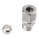 Legris Stainless Steel Pipe Fitting Straight Hexagon Coupler Male BSP 3/8 in 1805 10 17