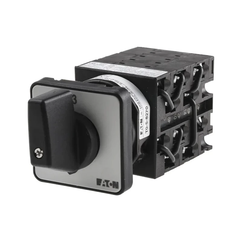 Eaton Cam Switch 3 Position 45° Rotary Actuator 690V AC 20A Flush Mount 78628229 T0-5-8270/E/EZ-P1(RS295-3108)