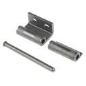 RS PRO Professional Steel Concealed Hinge with Lift Off Pin, 80 mm x 30 mm x 3 mm Model 293-7768
