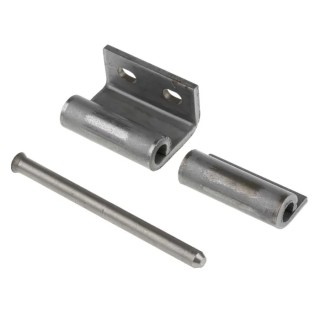 RS PRO Professional Steel Concealed Hinge with Lift Off Pin, 80 mm x 30 mm x 3 mm Model 293-7768