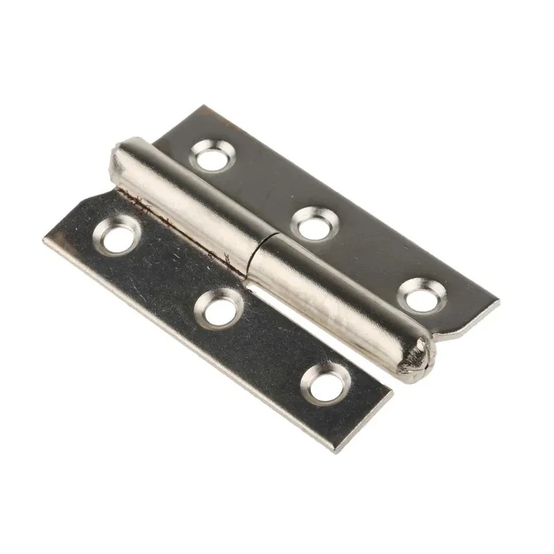 Pinet Nickel Plated Steel Concealed Butt Hinge with Barrel Pin, Screw Fixing, 50 mm x 30 mm x 1.2 mm 293-7825