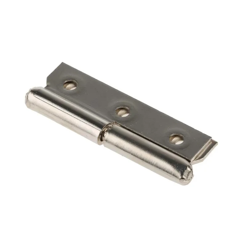 Pinet Nickel Plated Steel Concealed Butt Hinge with Barrel Pin, Screw Fixing, 50 mm x 30 mm x 1.2 mm 293-7825