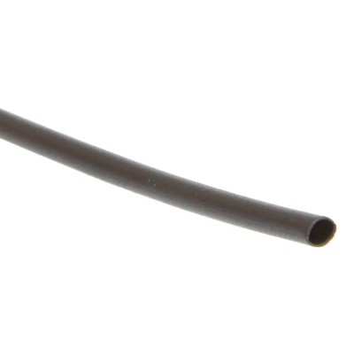 3M Heat Shrink Tubing Black 2.4 mm Sleeve Diameter x 11 m Length Polyolefin Flame Retardant HSR Series HSR 2,4