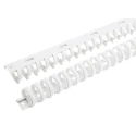 Hager Standard Grey Flexible Slot Cable Trunking W23mm x D21 mm x L500 mm Polyamide 