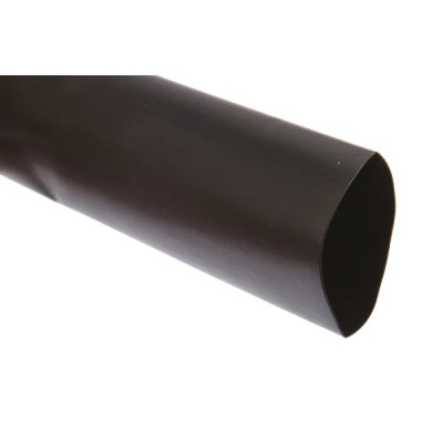 3M Heat Shrink Tubing Black 25.4 mm Sleeve Diameter x 3.5 m Length 2:1 Ratio HSR 25,4