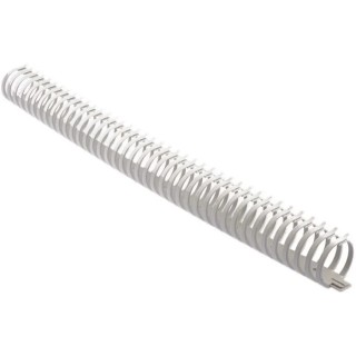 Hager Standard Grey Flexible Slot Cable Trunking W41mm x D44mm x L500mm Polyamide 