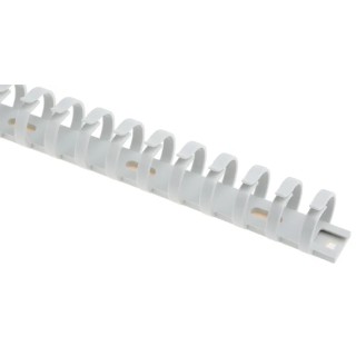 Hager Self-Adhesive Grey Flexible Slot Cable Trunking W23mm x D21mm x L500mm Polyamide 