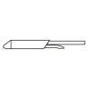 Metcal 1.5 mm Straight Conical 10.66 mm Soldering Iron Tip for MX-500 and MX-5000 Systems STDC-105