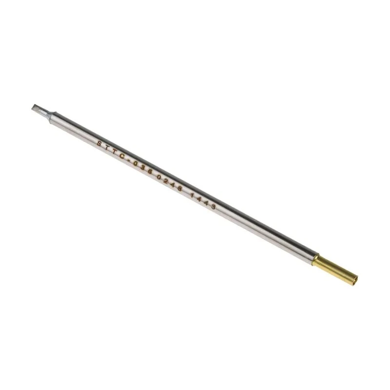 Metcal 2.5 mm Chisel 30° Tip Angle 9.9 mm Length Soldering Iron Tip STTC-036