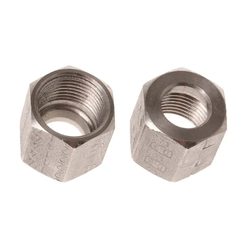 Legris Stainless Steel Pipe Fitting Straight Hexagon Nut Metric Threaded 80 bar 250°C 1810 08 00