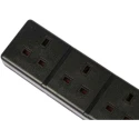 RS PRO 4 Socket Type G British Trailing Socket 230V, 13A Durable Nylon Jacket 296-3559