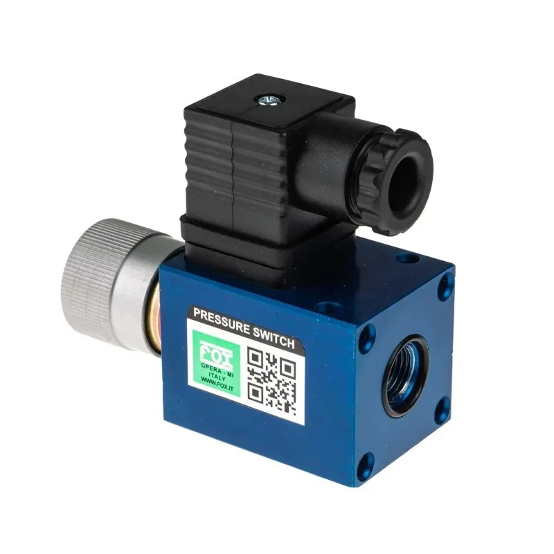 RS PRO Adjustable Pressure Switch NC 30 bar to 300 bar, 250V AC, Oil Suitable, IP65 Rated 297-0018