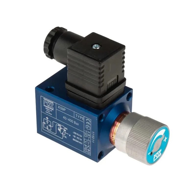 RS PRO Adjustable Pressure Switch 1/4 in Port Size, NC Contact, 50 to 400 bar Pressure Range, 250V AC 500mA 297-0030