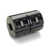 Ruland Rigid Shaft Coupling 24 mm OD Black Oxide Steel Clamp Style Torque 50 Nm Model MCLX-8-8-F