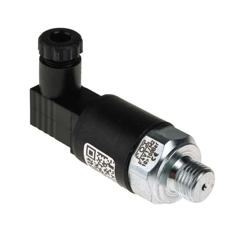 RS PRO Adjustable Pressure Switch NC 10 bar to 100 bar Positive Pressure 250V AC 500mA IP65 Italy 297-0074
