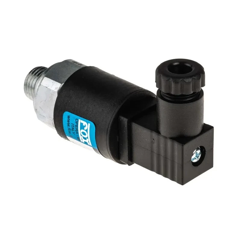RS PRO Adjustable Pressure Switch NC 10 bar to 100 bar Positive Pressure 250V AC 500mA IP65 Italy 297-0074