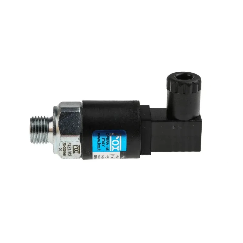 RS PRO Adjustable Pressure Switch NC 20 bar to 300 bar, 1/4 in Port Size, 250V AC, 500mA Current, Steel Construction 297-0080