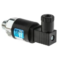 RS PRO Adjustable Pressure Switch NC 20 bar to 300 bar, 1/4 in Port Size, 250V AC, 500mA Current, Steel Construction 297-0080