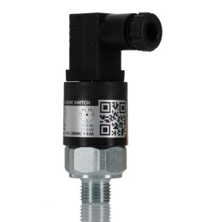 RS PRO Adjustable Double Contact Pressure Switch NC 1 bar to 12 bar 250V AC IP65 297-0052