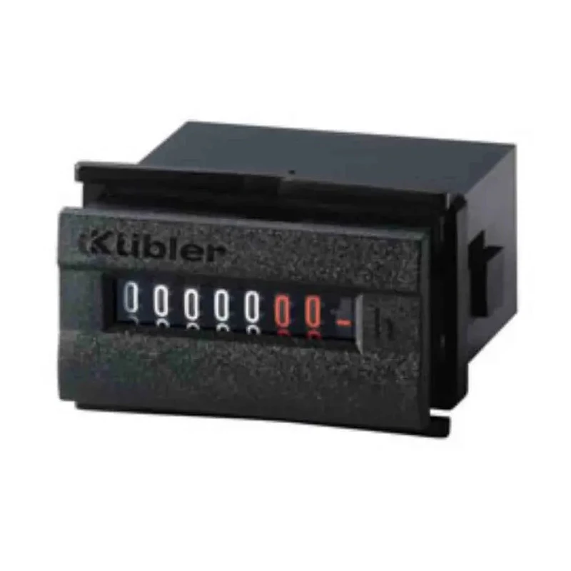 Kubler Electromechanical Panel Mount Hour Counter 8 Digit Height 4mm 10-30 VDC 3.240.201.351