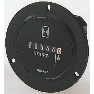 Kubler 6 Digit Counter HR 76.1, Round Facia, IP65 Waterproof Rated, Quartz Controlled Stepper Motor 0.135.100.301