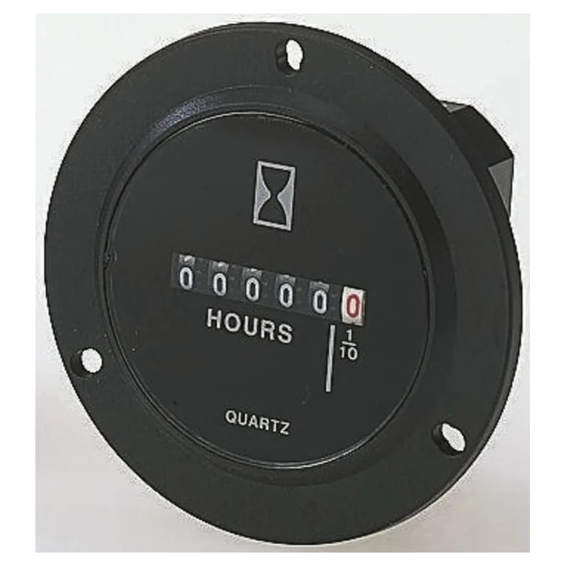 Kubler 6 Digit Counter HR 76.1, Round Facia, IP65 Waterproof Rated, Quartz Controlled Stepper Motor 0.135.100.301