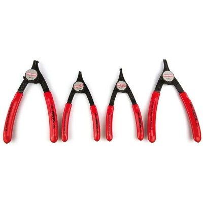 Stanley 4-Piece Convertible Circlip Plier Set Hardened Steel with Air-Cushioned Handles 360C