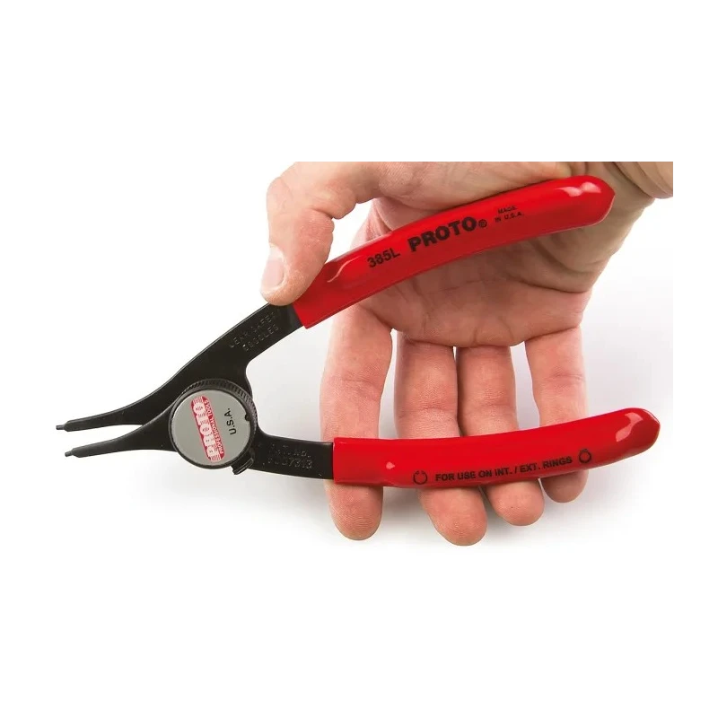 Stanley 4-Piece Convertible Circlip Plier Set Hardened Steel with Air-Cushioned Handles 360C