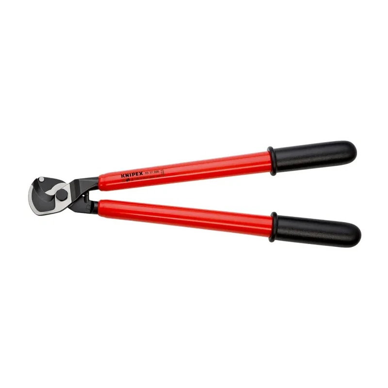 Knipex VDE/1000V Approved Cable Shear 500mm Length Vanadium Steel Jaw Aluminium Tube Handle 95 17 500