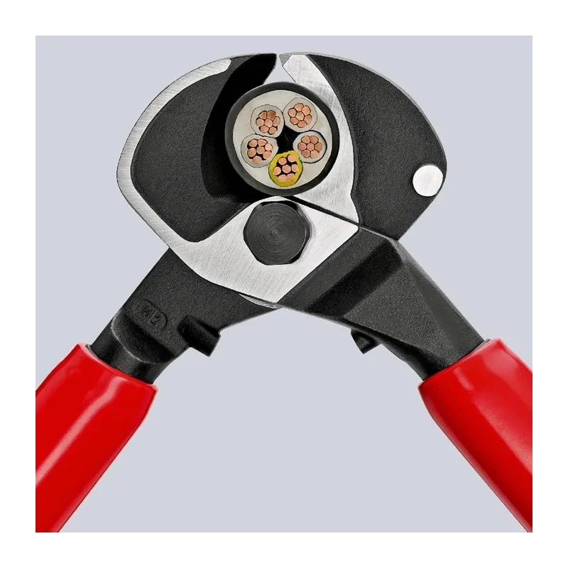 Knipex VDE/1000V Approved Cable Shear 500mm Length Vanadium Steel Jaw Aluminium Tube Handle 95 17 500