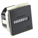 Kubler 8 Digit Panel Mount Digital Hour Meter Counter, Non-Resettable, 10-30 VDC, Digit Height 4mm, Series H 57 3.220.401.351