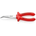 Knipex Long Nose Plier Bent Nose 200mm Overall, Chrome Plated, VDE/1000V Approved 26 27 200