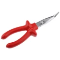 Knipex Long Nose Plier Bent Nose 200mm Overall, Chrome Plated, VDE/1000V Approved 26 27 200