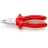 Knipex Insulated 1-Piece Combination Plier 180mm Overall Length VDE/1000V Approved 03 07 180