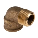 RS PRO Brass 90° Elbow Pipe Fitting Male BSPP 1/2 in to Female BSPP 1/2 in 297-2159