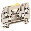 Weidmüller WTR Series Test Disconnect Terminal Block Brown 2.5mm² 1-Level Screw 1039900000