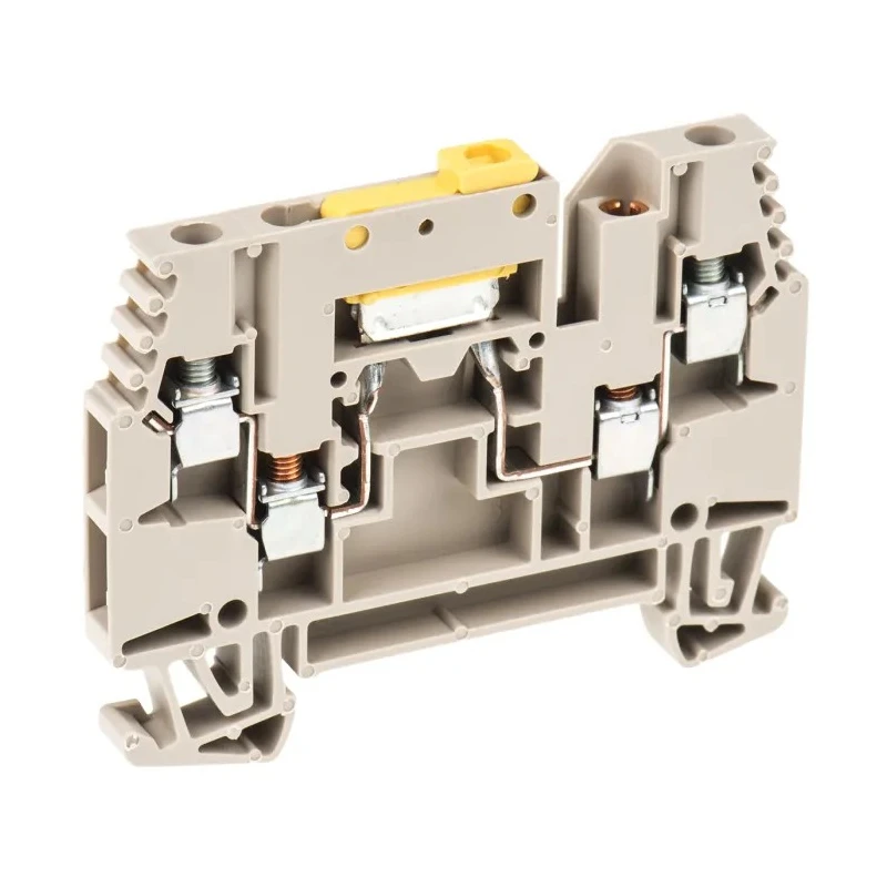 Weidmüller WTR Series Test Disconnect Terminal Block Brown 2.5mm² 1-Level Screw 1039900000