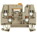 Weidmüller WTR Series Test Disconnect Terminal Block Brown 2.5mm² 1-Level Screw 1039900000