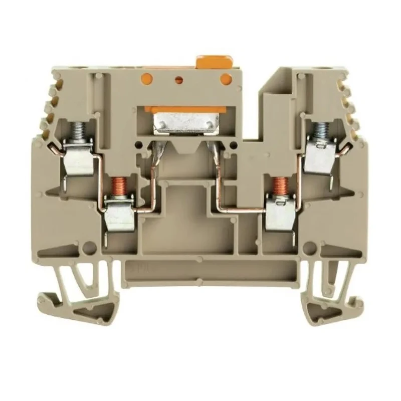 Weidmüller WTR Series Test Disconnect Terminal Block Brown 2.5mm² 1-Level Screw 1039900000