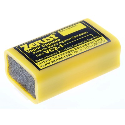 HellermannTyton Anti-Corrosion Vapour Capsule Zerust ICT, Protects Aluminium Brass Copper Iron Steel, Operating Temp VC2-1