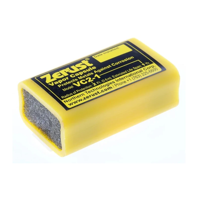 HellermannTyton Anti-Corrosion Vapour Capsule Zerust ICT, Protects Aluminium Brass Copper Iron Steel, Operating Temp VC2-1