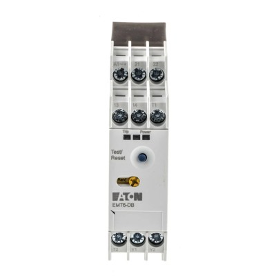 Eaton EMT6 Overload Relay 1 NO/1 NC 3A F.L.C, 3A Contact Rating, 2 W Power, 240V AC/DC Manual Reset DIN Rail Mount EMT6