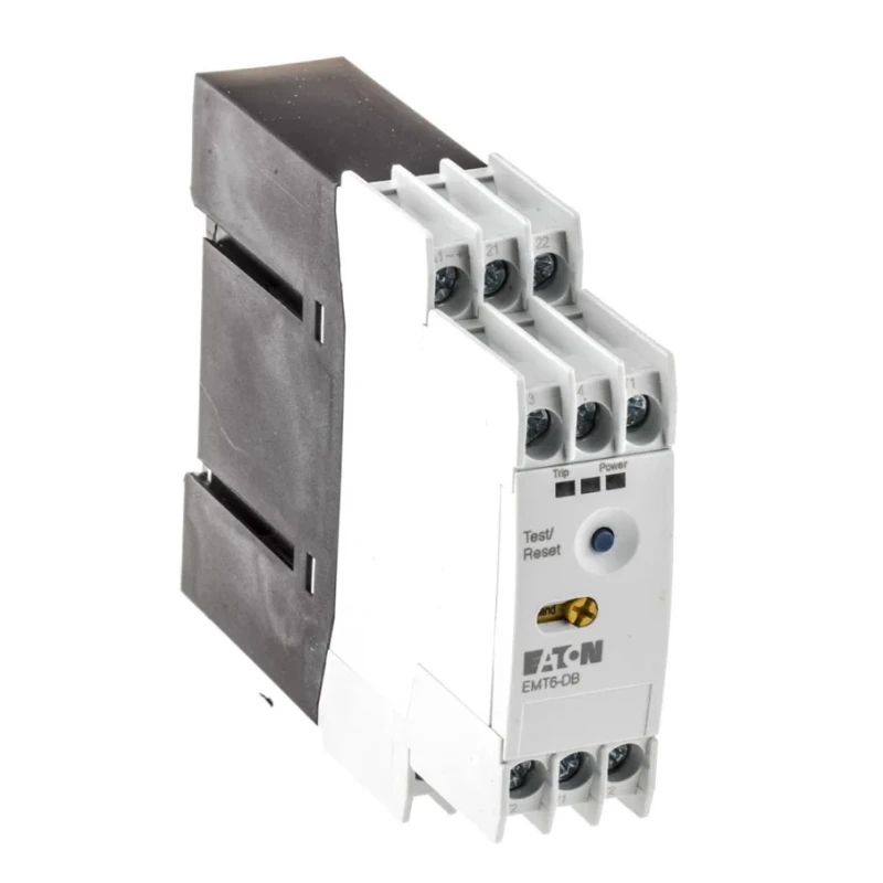 Eaton EMT6 Overload Relay 1 NO/1 NC 3A F.L.C, 3A Contact Rating, 2 W Power, 240V AC/DC Manual Reset DIN Rail Mount EMT6