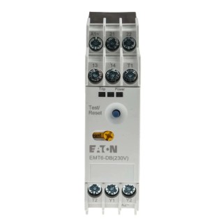 Eaton Overload Relay 1 NO/1 NC, 3A F.L.C, 3A Contact Rating, 2 W, 230V AC EMT6