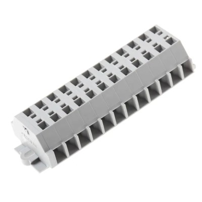 WAGO Terminal Strip 261 Series 2.5mm² Grey 1-Level Cage Clamp 261-112