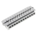 WAGO Terminal Strip 261 Series 2.5mm² Grey 1-Level Cage Clamp 261-112