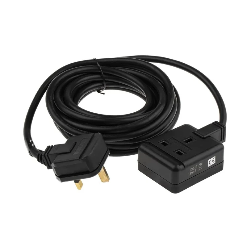 RS PRO 5 m 1 Socket Type G Extension Lead Kit 240V 13A 296-3587