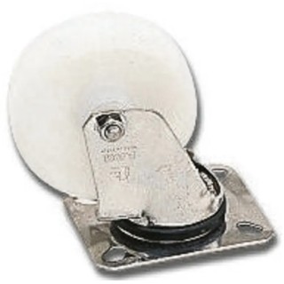 LAG Swivel Castor with 150 mm Polyamide Wheel, Stainless Steel Frame, 250 kg Capacity, Model 17136